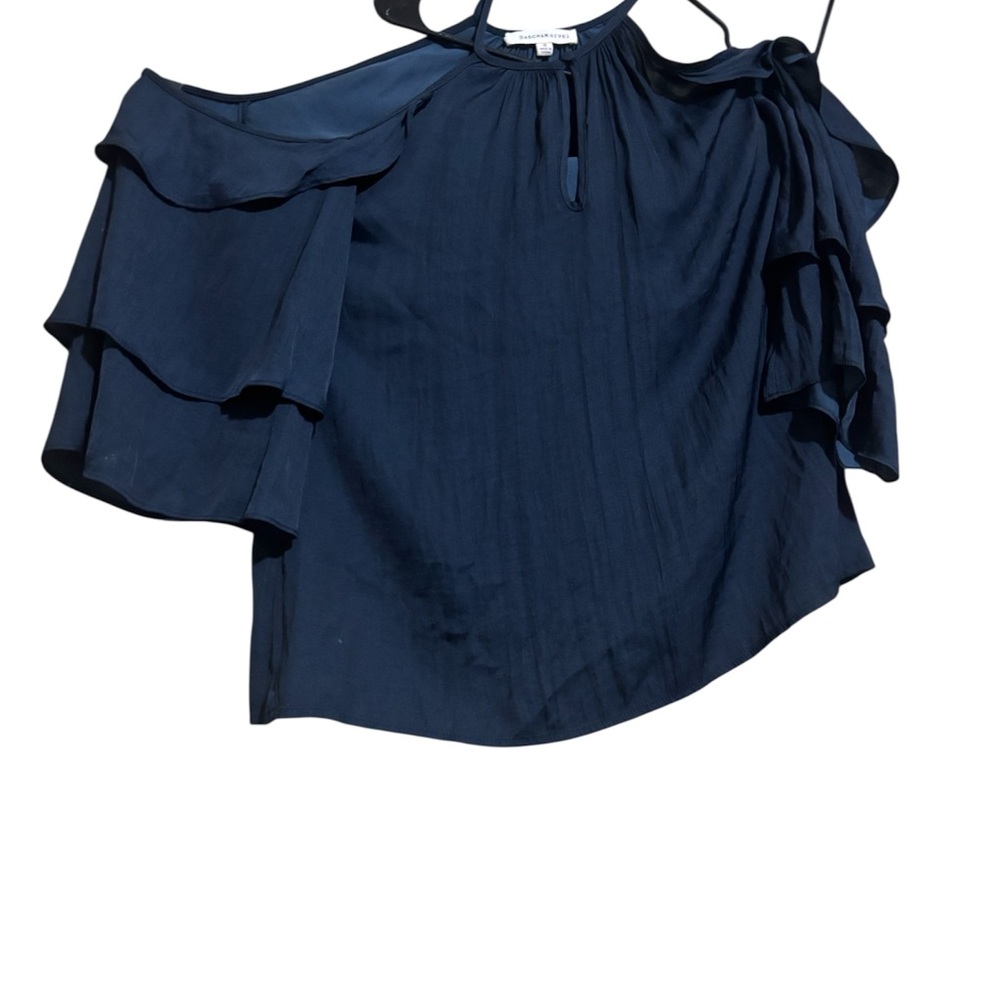 Dance & Marvel Navy Blue Halter Top